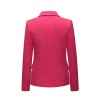 Short Suit Jacket Double Breasted Top Coat Solid Color Women Blazer H2013