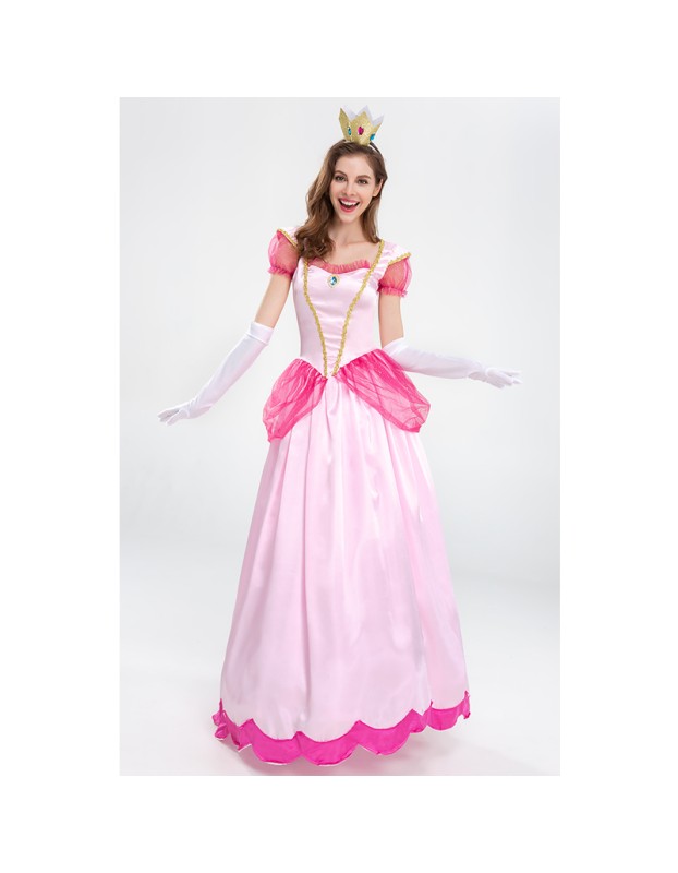 Mary Stage Palace Party Queen Dress Pink Peach Blossom Princess Dress YM2896