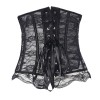 Black Sexy Floral Lace Underbust Corset M1830