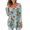 Ladies Casual Floral Printing Blouse M5602