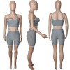 Yoga Set Women Sport Set Sling Two Piece Short Set M057