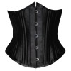 Polyester Steel Boned Hook Eye and Lace Up Closure Underbust Corset M1323