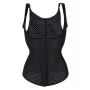 Air Hole Breathable Body Shapewear Women Sexy Black Vest Corset M1391
