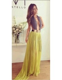 Sexy Top Quality Fashion Design Long Evening Dress M3992
