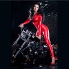 red vinyl catsuit m7167