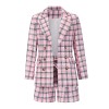 2 Piece Set Short Pants Suit Set Slim Fit Business Women Blazer LQ160