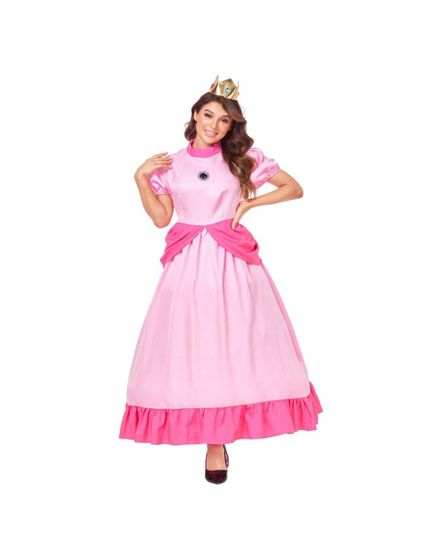 Super Mario Brothers Peach Blossom Princess Brigitte Costume Princess Brigitte SM10