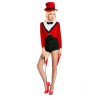 red Long-sleeved magical costume m4659