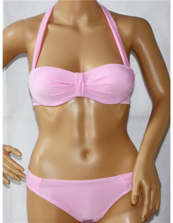 Lovely girl sexy halter-neck bikini M5354