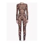 Printed High Collar Sexy One Piece Jumpsuit