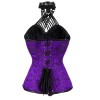 S-6XL Sexy Steampunk Halter Steel Boned Corsets M1407