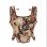 Court Style Peony Retro Bustier Top Waistcoat Monet Oil Body Shaping Corset AM22046