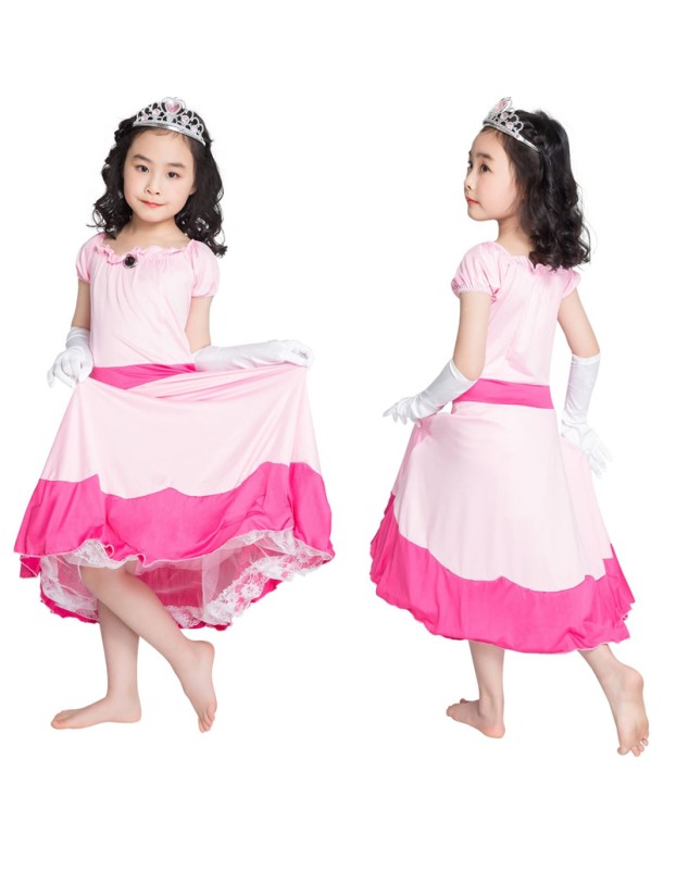 Children Cosplay Pink Princess Costume M40642