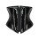 PU Zipper Waist Belt Sexy Leather Bustier Short Shapewear For Women Corset AM21983