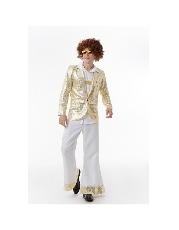 Men Cosplay Casual Dance Sequin Suit Costume Halloween Hip Hop Costume MS1732