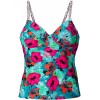 High Waist Two Pieces Tankini Swimwear Bikinis M18032