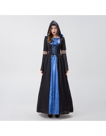 Witch Drag Wizard Cosplay Costume Evil Queen Halloween Costume YM8718