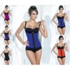 Hot Sell Latex Vest Corset Blue M1304