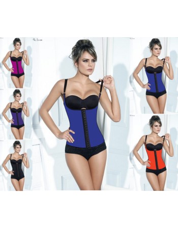 Hot Sell Latex Vest Corset Blue M1304