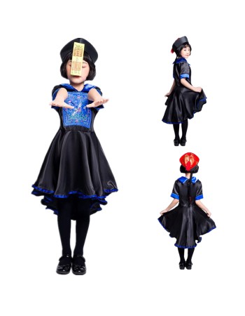Qing Dynasty costume  Children  zombie Cosplay Dress M40732