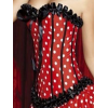 Sexy corset with black dot M1262