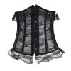 Black Sexy Floral Lace Underbust Corset M1830