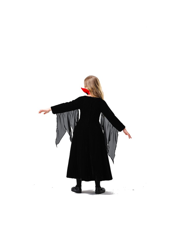 Halloween Fairy Tale Horror Children Vampire Dress Princess Dress Costume Show YM5825
