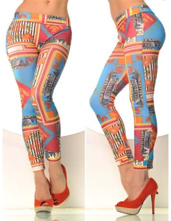 Seamless Tattoo Leggings trousers FG9074