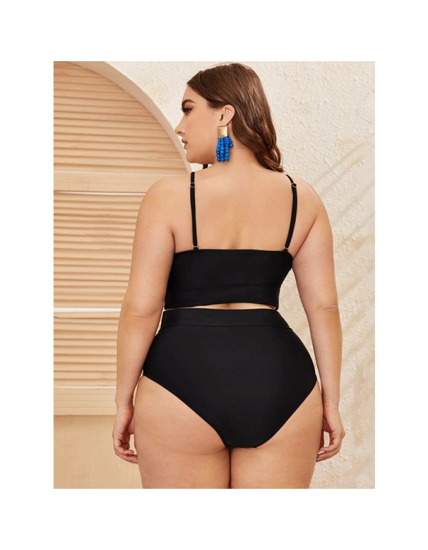 Backless Mesh Hollow Out Mini Bikini Sexy Fat Women Swimsuits 20171