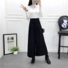 Autumn Winter Woolen Plaid Wide Leg Pants FG154