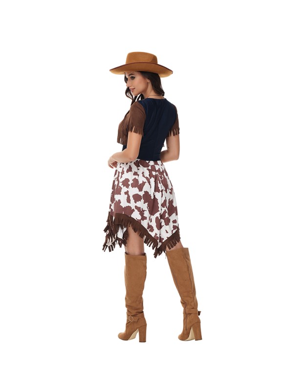 Adult Women Cosplay Sexy West Cowgirl Outfit Cosplay Costume Party MS1770