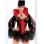 sexy satin corset with skrt m1762