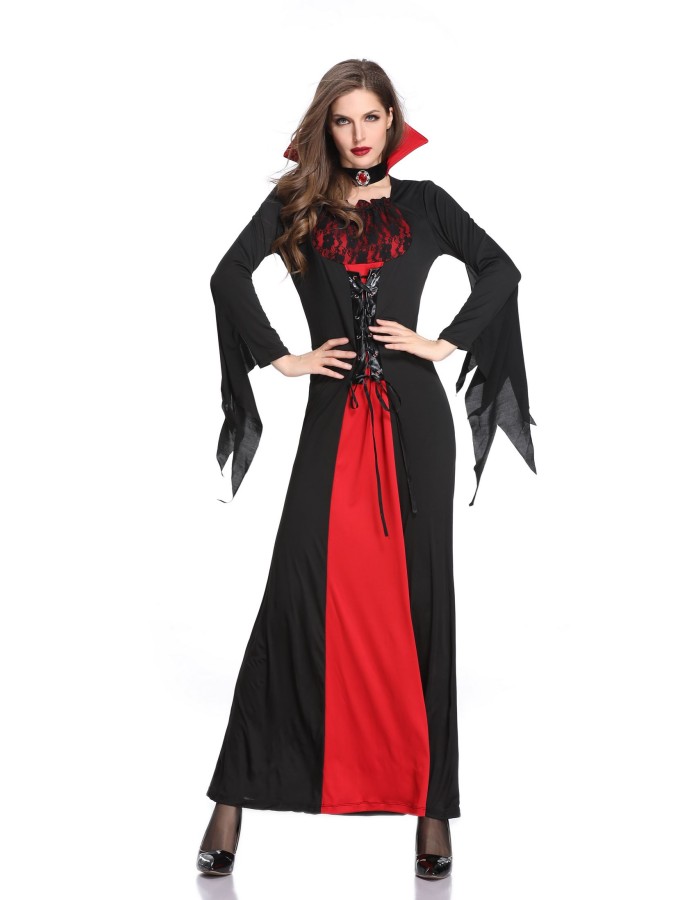 Sexy Vampire Long Dress costume M40625