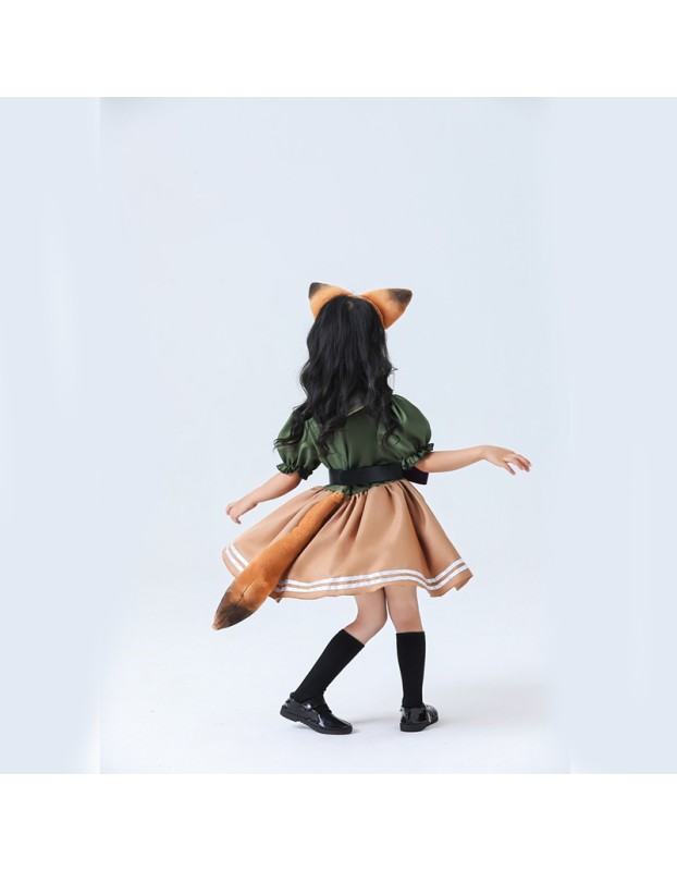 Zootopia Nick Fox Dress  Animal Costume Game uniform Cosplay DL2044