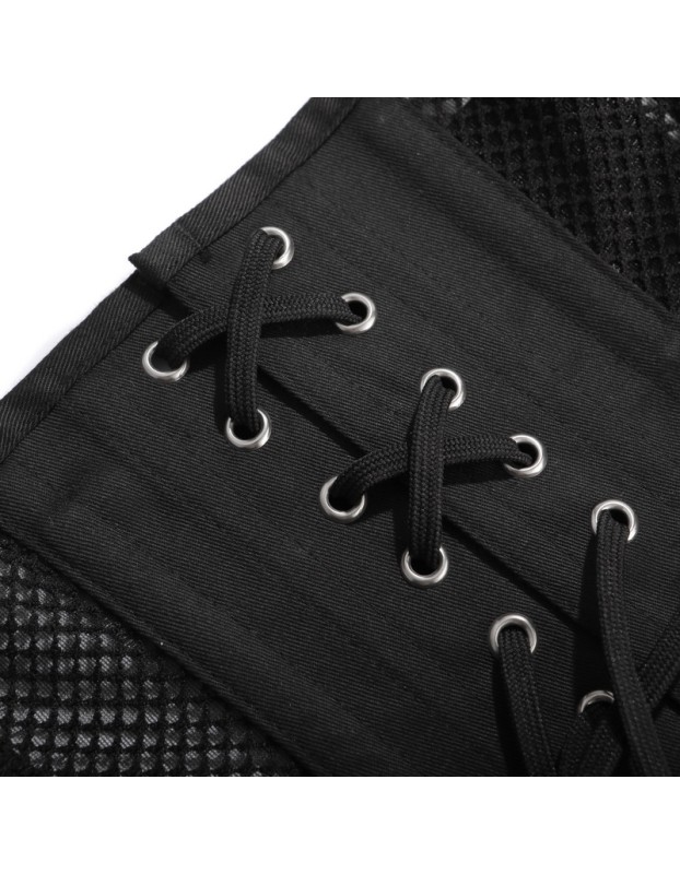 14 Steel Corset Mesh Bustier Girdle Sports Fitness Belt Palace Shaper Corset MS0052