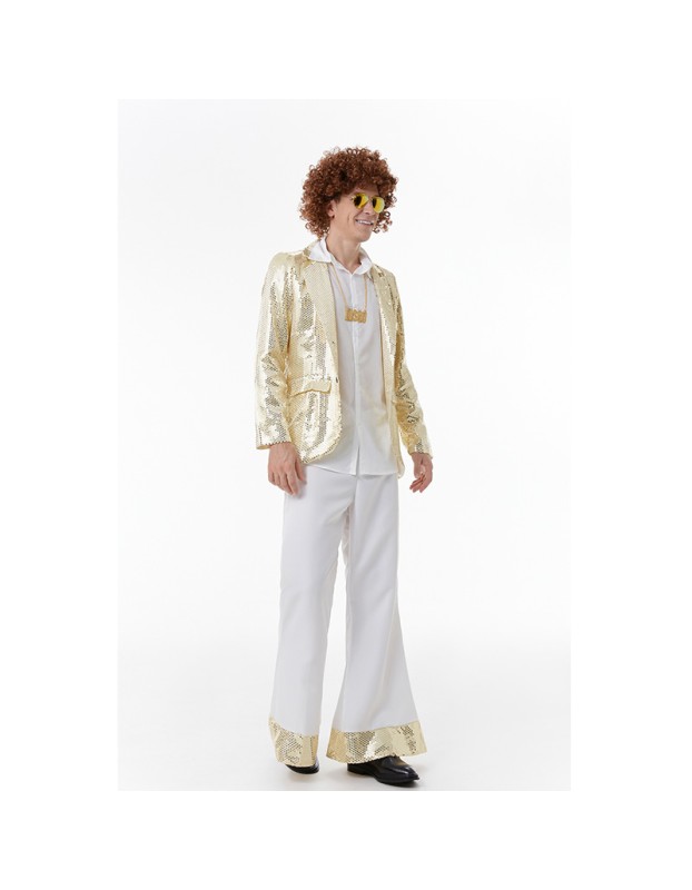 Men Cosplay Casual Dance Sequin Suit Costume Halloween Hip Hop Costume MS1732