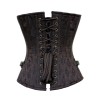 Steampunk corset Iron button overbust corset m1381