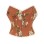 Sexy Bustier Butterfly Print Corset Tops For Women Waist Trainer Short Corset 22047