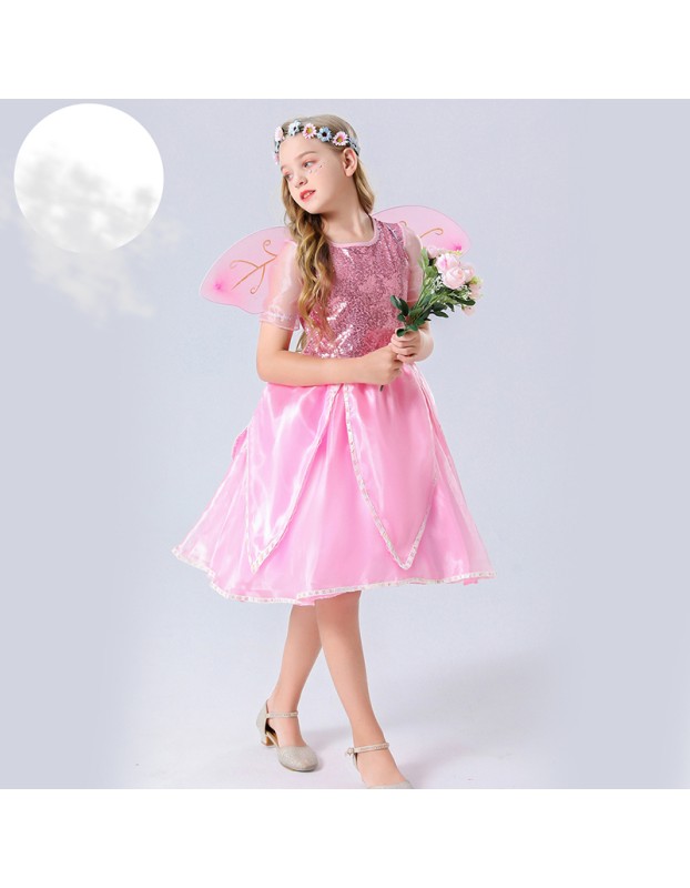 Halloween Children Costume Flower Fairy Play Costume Girl Fairy Costume YM5603