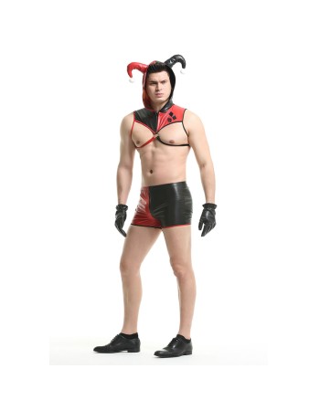 Halloween Cosplay Clown Halle KuiYin Costumes Men Party Demon XY82220