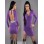 purple backless fancy dress m3597a