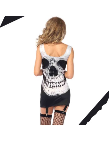 New Skeleton T-Shirt  Women Cosplay Skull Costumes M40482