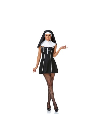Halloween Virgin Mary Nun Costume Priest Cosplay Dance Costume DL2031