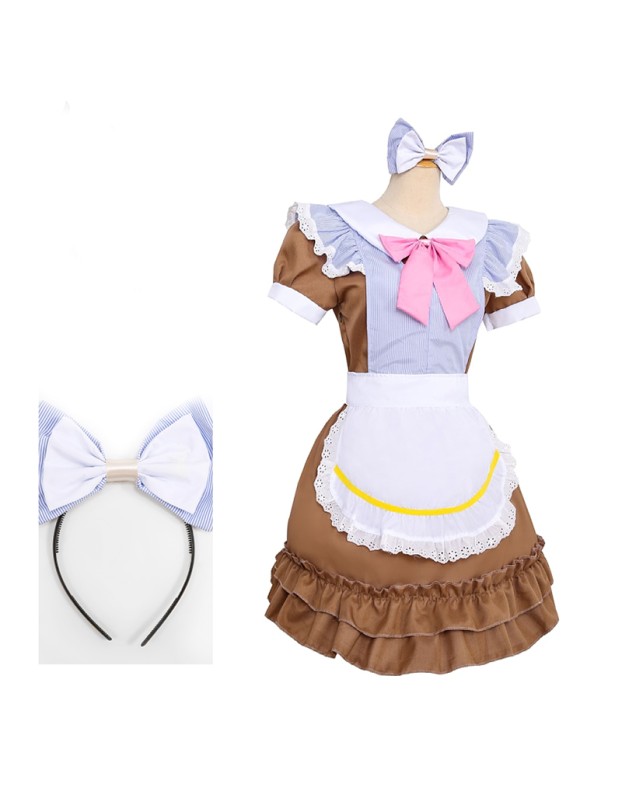 Lolita Clothes Maid Uniforms For Ladies Character Costume XH6234