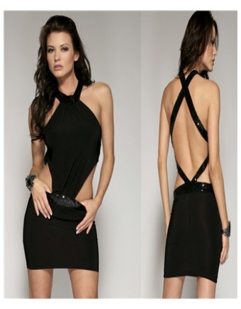 black sexy babydoll m3409