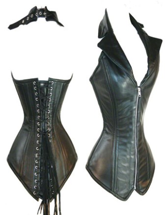 Sexy Black Adult Bustier Clothes M1278