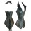 Sexy Black Adult Bustier Clothes M1278