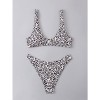 Two Piece Swimsuit Bikini Set Women Swimwear Leopard Sexy Bikini A2201