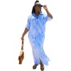 Fashion Striped Women's Shirt Long Casual Dress 9414