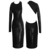 Fashion One-shoulder Design Midi Dress M2355